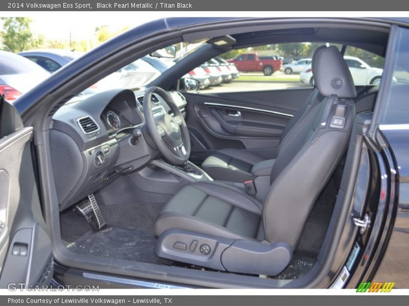 Black Pearl Metallic / Titan Black 2014 Volkswagen Eos Sport