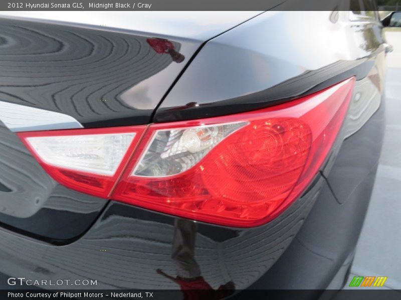 Midnight Black / Gray 2012 Hyundai Sonata GLS