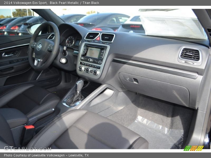 Black Pearl Metallic / Titan Black 2014 Volkswagen Eos Sport