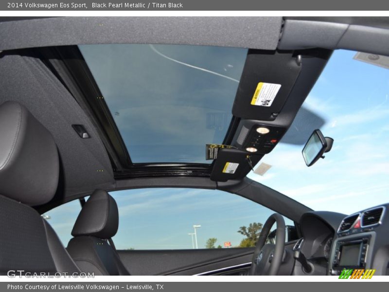 Black Pearl Metallic / Titan Black 2014 Volkswagen Eos Sport
