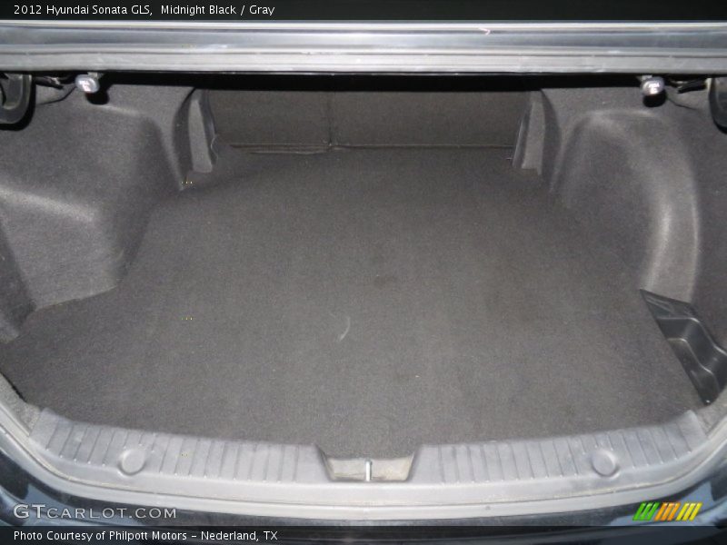 Midnight Black / Gray 2012 Hyundai Sonata GLS