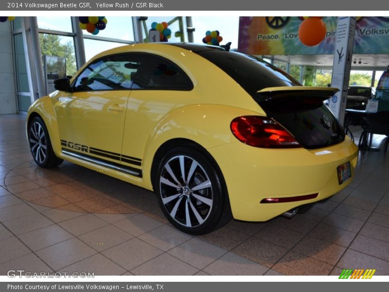 Yellow Rush / GSR Black 2014 Volkswagen Beetle GSR
