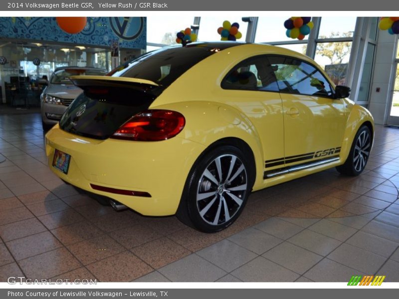 Yellow Rush / GSR Black 2014 Volkswagen Beetle GSR