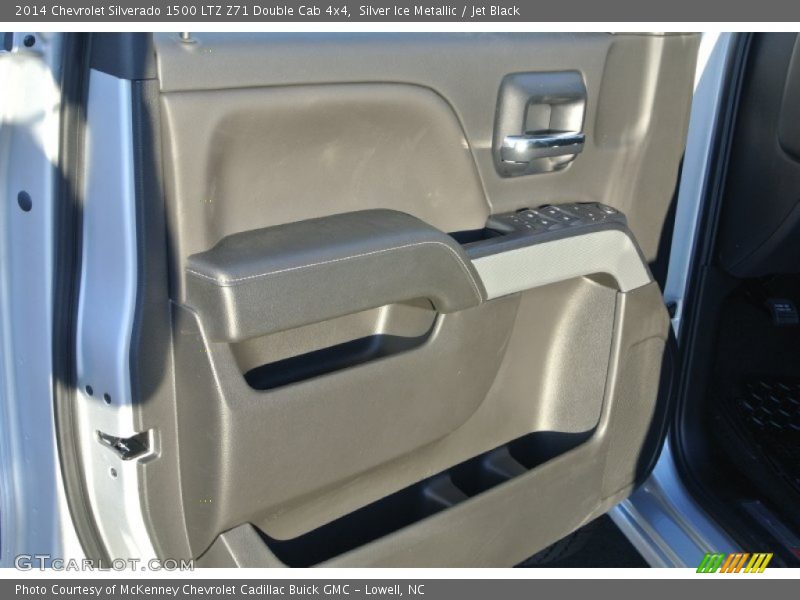 Silver Ice Metallic / Jet Black 2014 Chevrolet Silverado 1500 LTZ Z71 Double Cab 4x4