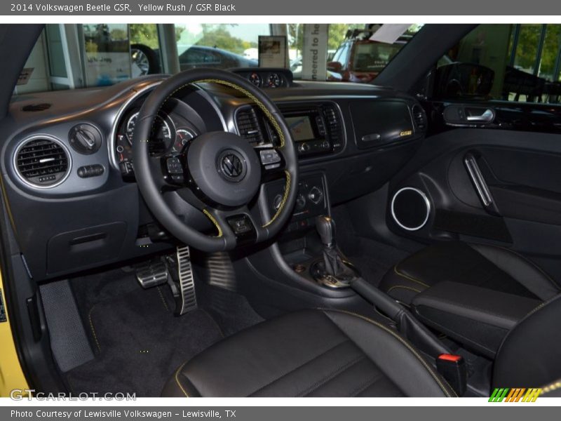 Yellow Rush / GSR Black 2014 Volkswagen Beetle GSR