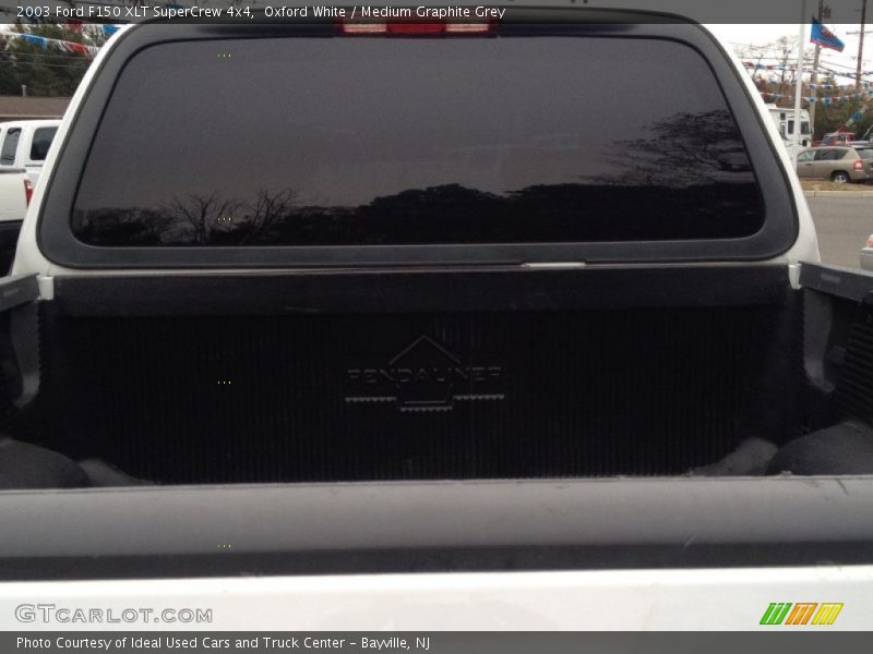 Oxford White / Medium Graphite Grey 2003 Ford F150 XLT SuperCrew 4x4