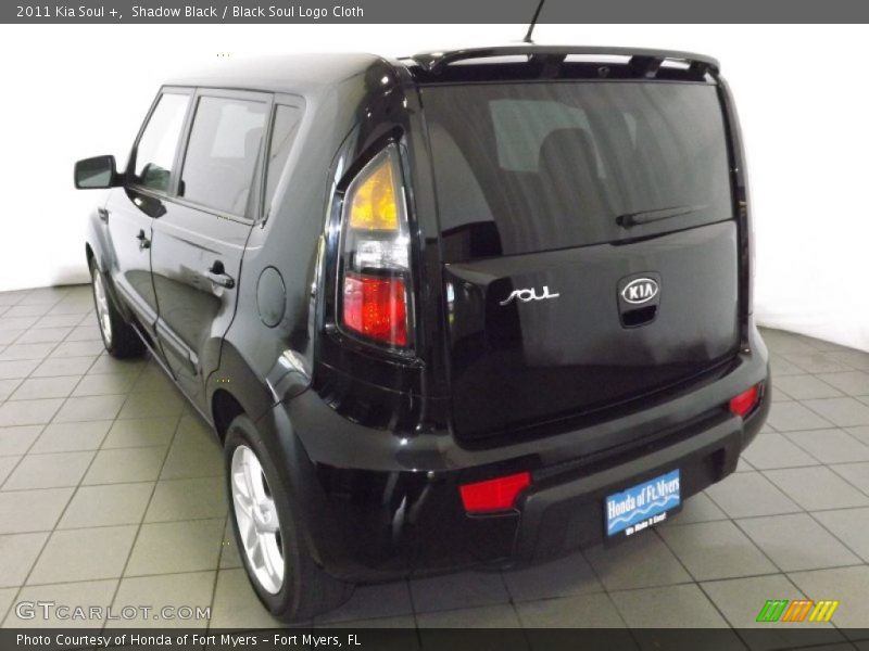 Shadow Black / Black Soul Logo Cloth 2011 Kia Soul +