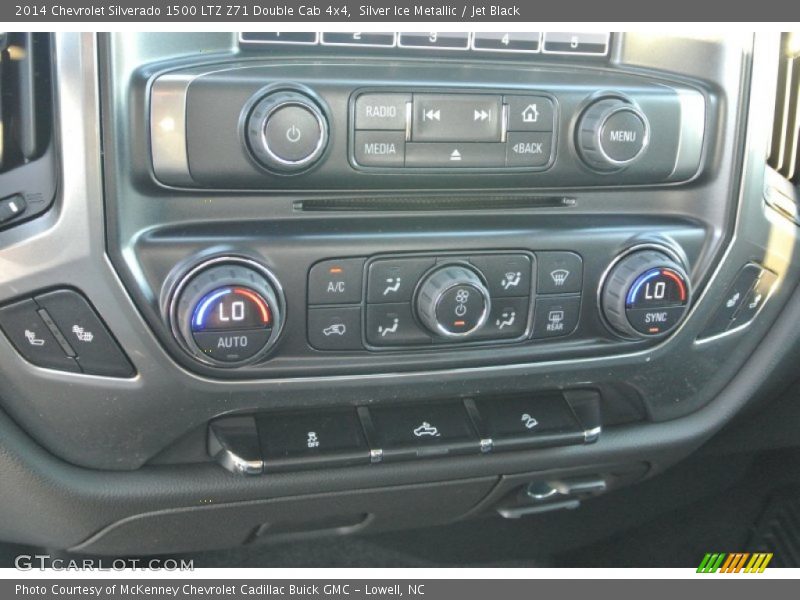 Silver Ice Metallic / Jet Black 2014 Chevrolet Silverado 1500 LTZ Z71 Double Cab 4x4