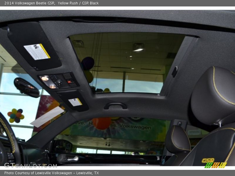 Yellow Rush / GSR Black 2014 Volkswagen Beetle GSR