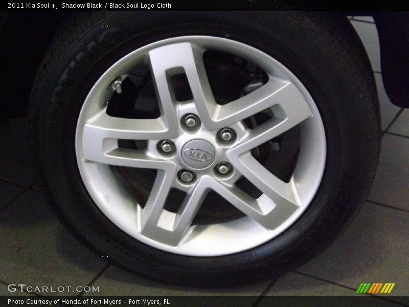 Shadow Black / Black Soul Logo Cloth 2011 Kia Soul +
