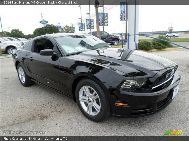 Black / Charcoal Black 2014 Ford Mustang V6 Coupe