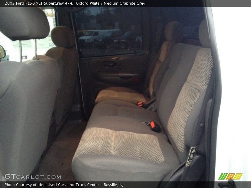 Oxford White / Medium Graphite Grey 2003 Ford F150 XLT SuperCrew 4x4