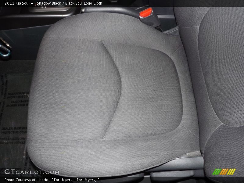 Shadow Black / Black Soul Logo Cloth 2011 Kia Soul +