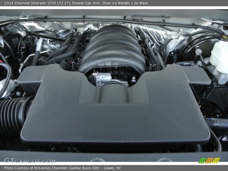 Silver Ice Metallic / Jet Black 2014 Chevrolet Silverado 1500 LTZ Z71 Double Cab 4x4