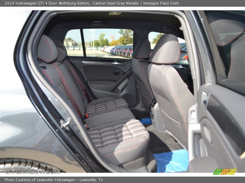 Carbon Steel Gray Metallic / Intelagos Plaid Cloth 2014 Volkswagen GTI 4 Door Wolfsburg Edition