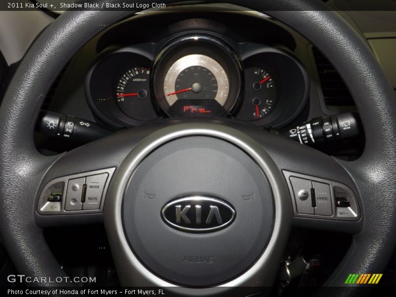 Shadow Black / Black Soul Logo Cloth 2011 Kia Soul +