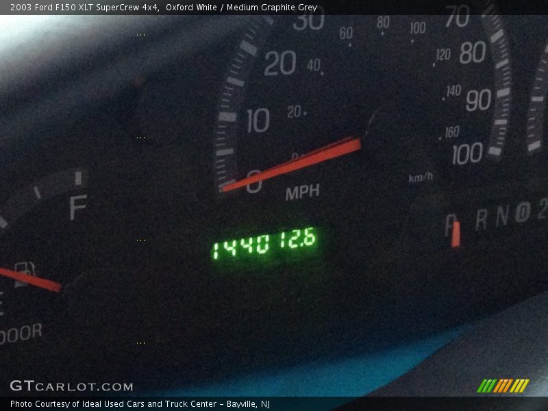 Oxford White / Medium Graphite Grey 2003 Ford F150 XLT SuperCrew 4x4