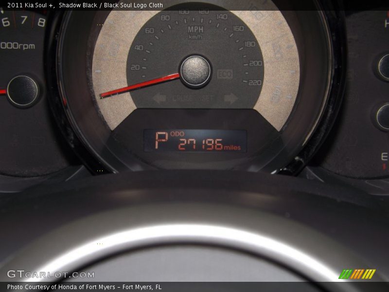 Shadow Black / Black Soul Logo Cloth 2011 Kia Soul +