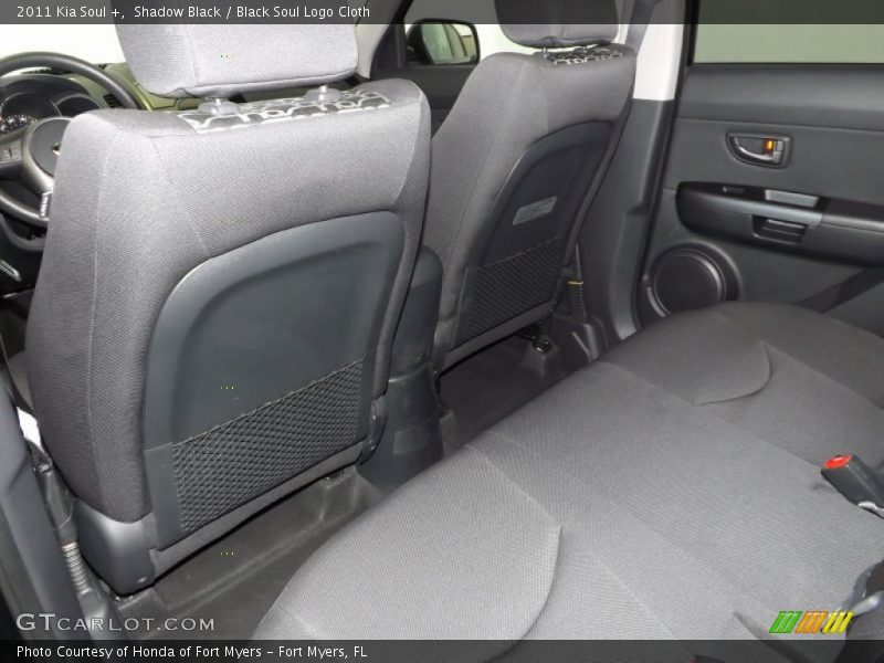 Shadow Black / Black Soul Logo Cloth 2011 Kia Soul +