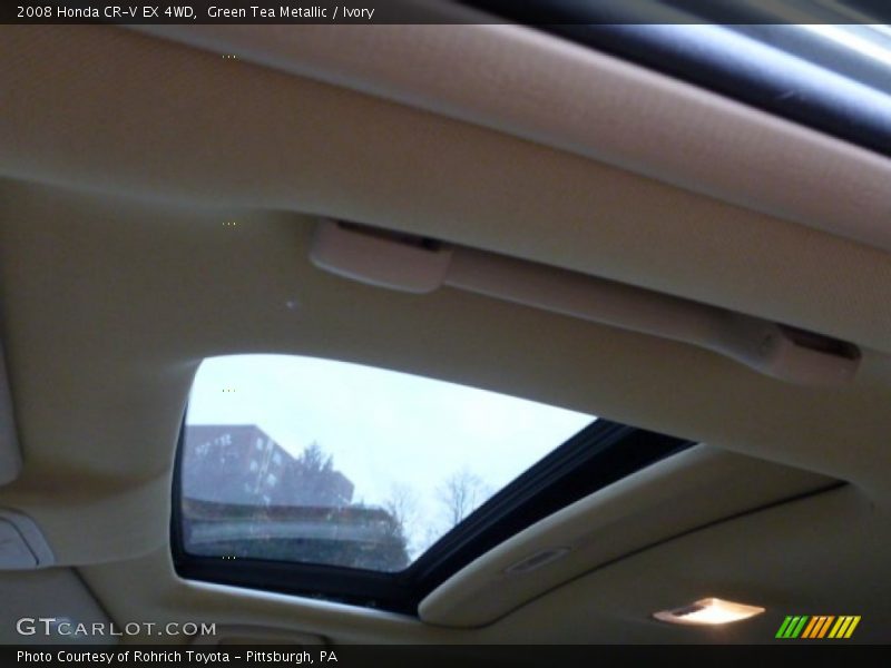 Green Tea Metallic / Ivory 2008 Honda CR-V EX 4WD