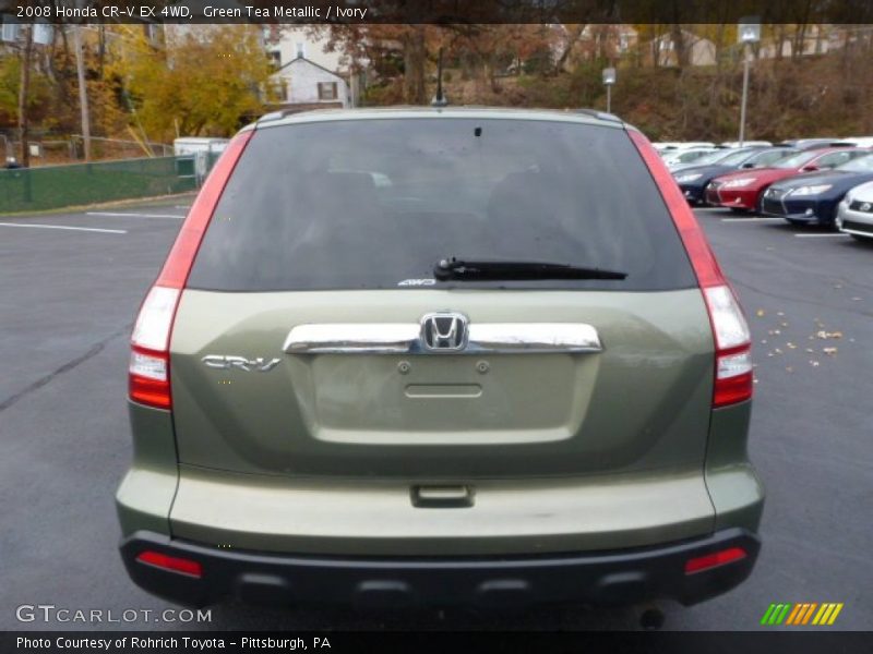 Green Tea Metallic / Ivory 2008 Honda CR-V EX 4WD