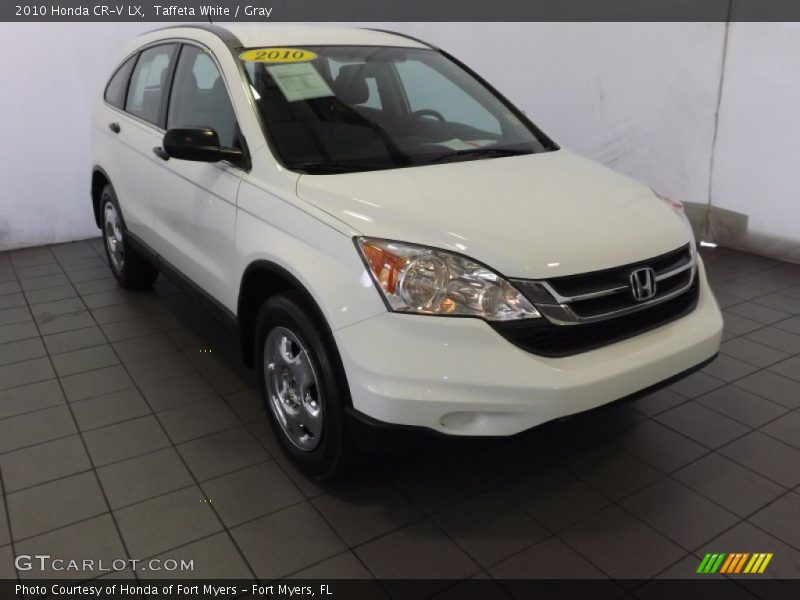 Taffeta White / Gray 2010 Honda CR-V LX