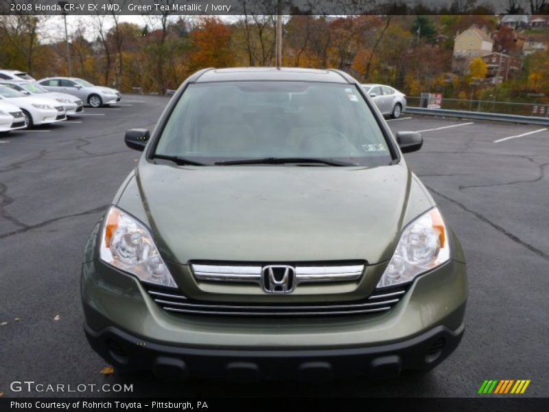 Green Tea Metallic / Ivory 2008 Honda CR-V EX 4WD