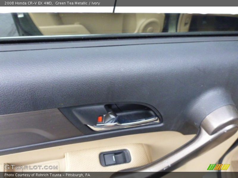 Green Tea Metallic / Ivory 2008 Honda CR-V EX 4WD