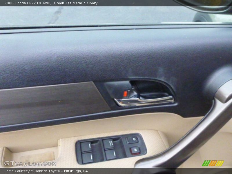Green Tea Metallic / Ivory 2008 Honda CR-V EX 4WD