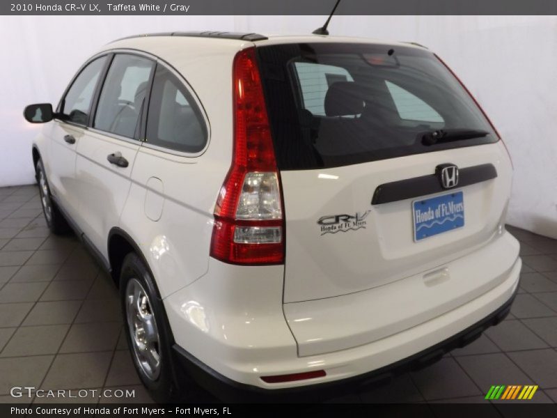 Taffeta White / Gray 2010 Honda CR-V LX