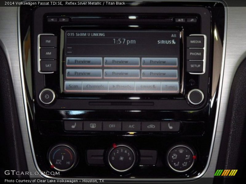 Reflex Silver Metallic / Titan Black 2014 Volkswagen Passat TDI SE