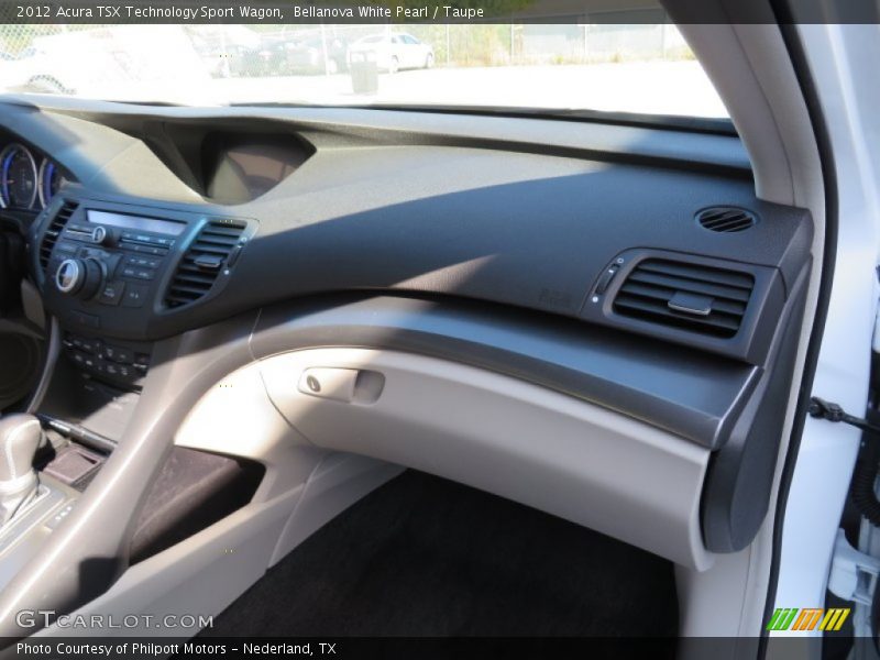 Bellanova White Pearl / Taupe 2012 Acura TSX Technology Sport Wagon