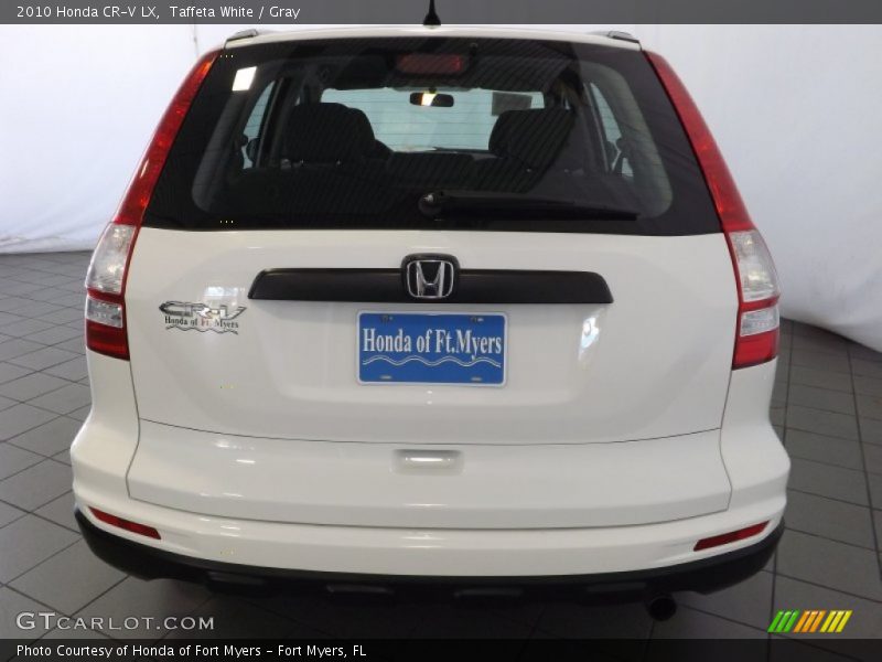 Taffeta White / Gray 2010 Honda CR-V LX