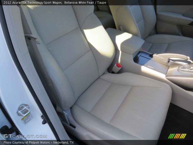 Bellanova White Pearl / Taupe 2012 Acura TSX Technology Sport Wagon