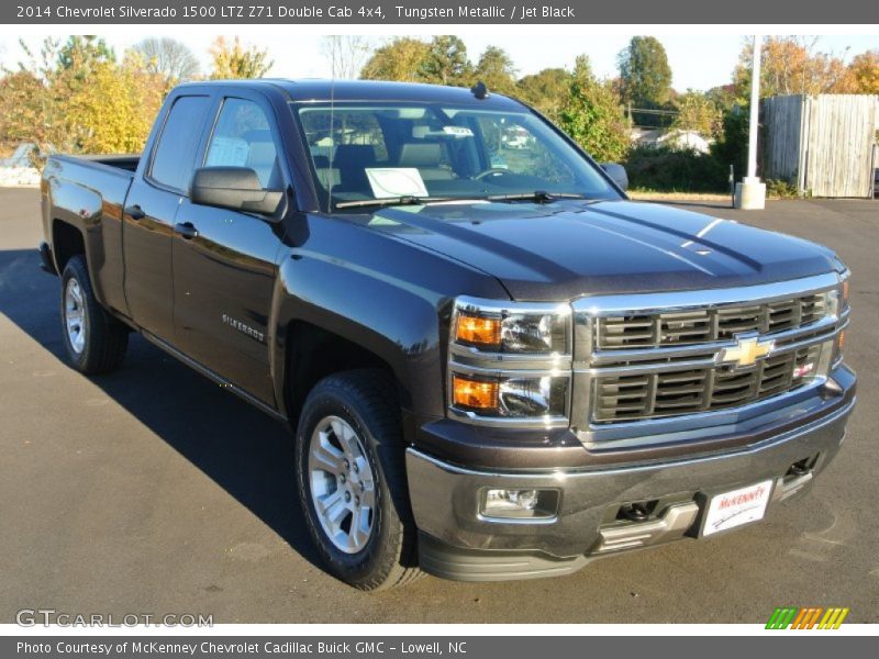 Tungsten Metallic / Jet Black 2014 Chevrolet Silverado 1500 LTZ Z71 Double Cab 4x4