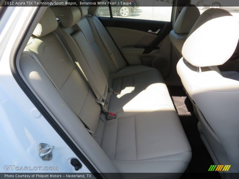 Bellanova White Pearl / Taupe 2012 Acura TSX Technology Sport Wagon