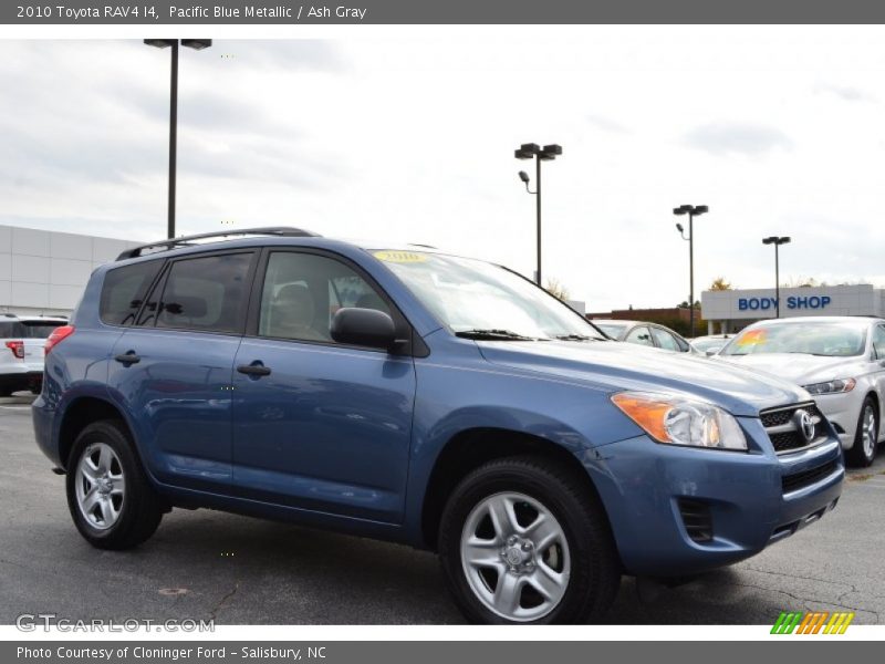 Pacific Blue Metallic / Ash Gray 2010 Toyota RAV4 I4