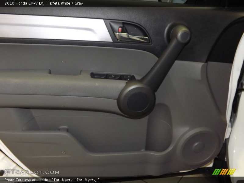 Taffeta White / Gray 2010 Honda CR-V LX