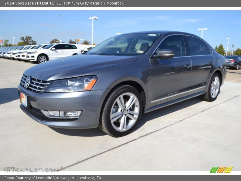 Platinum Gray Metallic / Moonrock 2014 Volkswagen Passat TDI SE