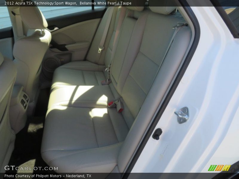 Bellanova White Pearl / Taupe 2012 Acura TSX Technology Sport Wagon