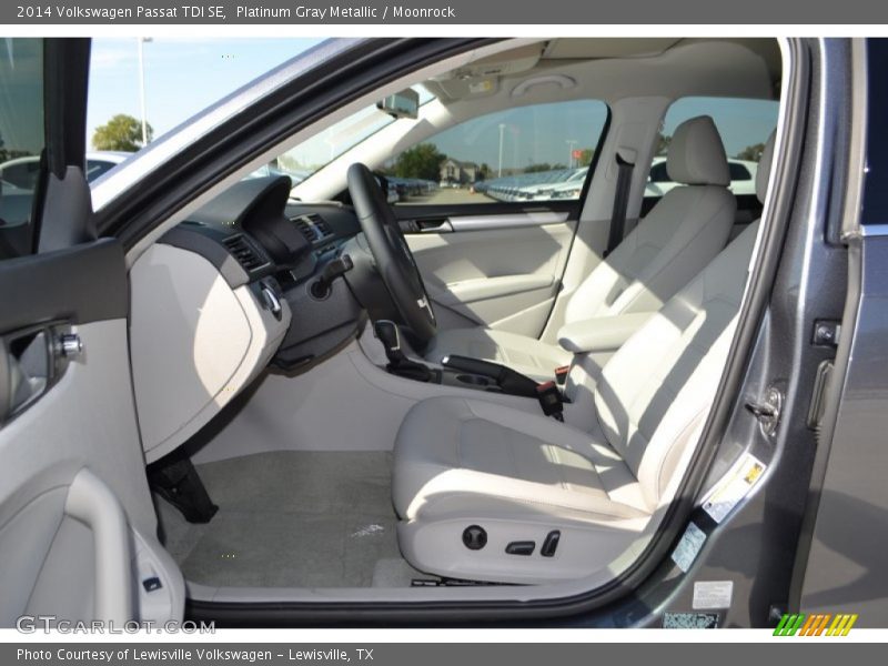 Platinum Gray Metallic / Moonrock 2014 Volkswagen Passat TDI SE