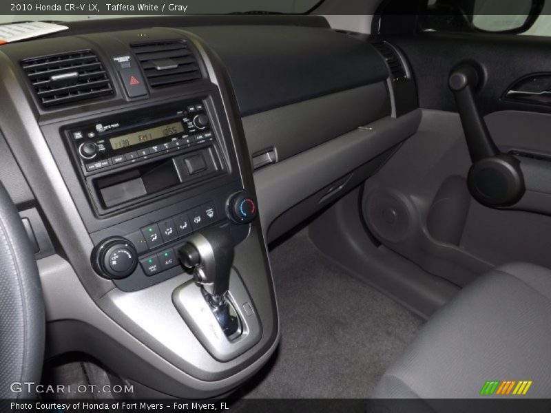 Taffeta White / Gray 2010 Honda CR-V LX