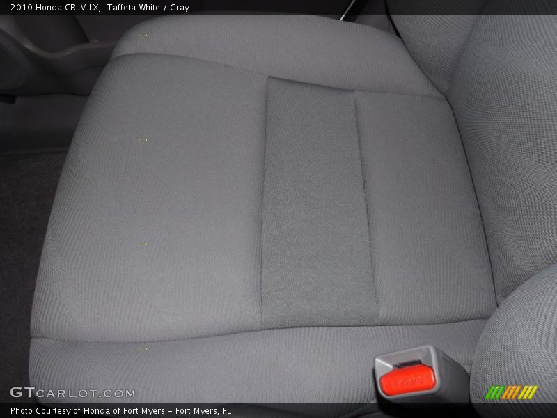 Taffeta White / Gray 2010 Honda CR-V LX