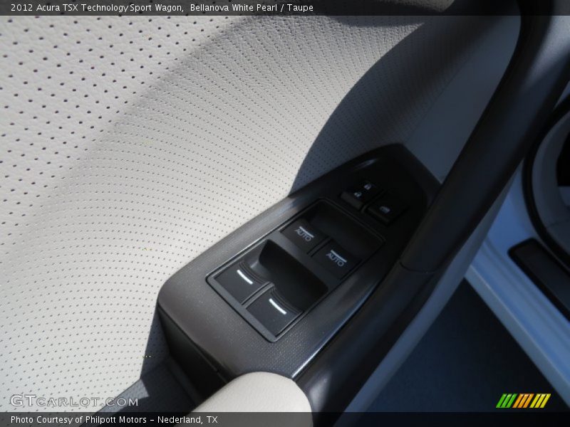Bellanova White Pearl / Taupe 2012 Acura TSX Technology Sport Wagon