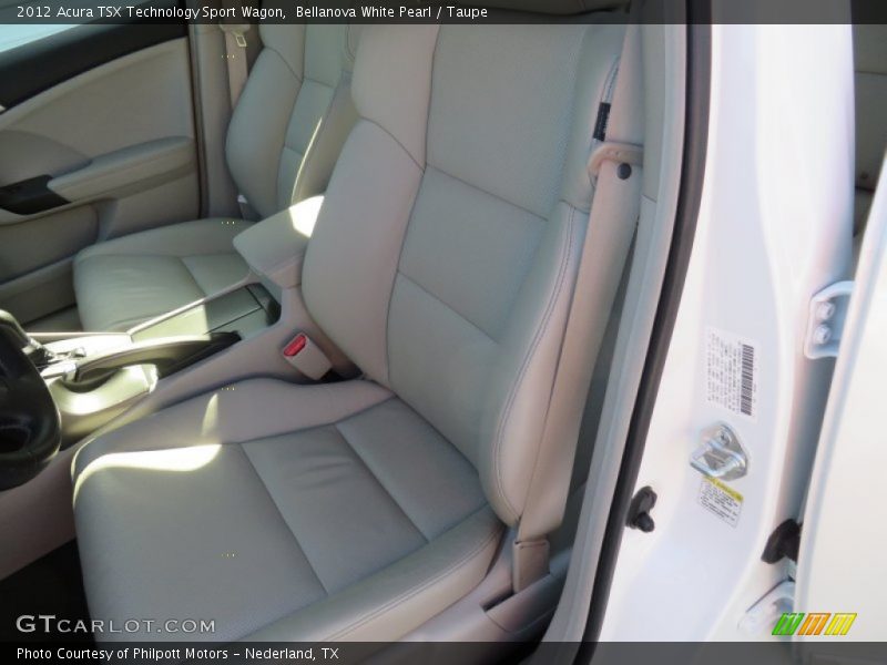 Bellanova White Pearl / Taupe 2012 Acura TSX Technology Sport Wagon