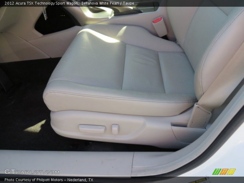 Bellanova White Pearl / Taupe 2012 Acura TSX Technology Sport Wagon