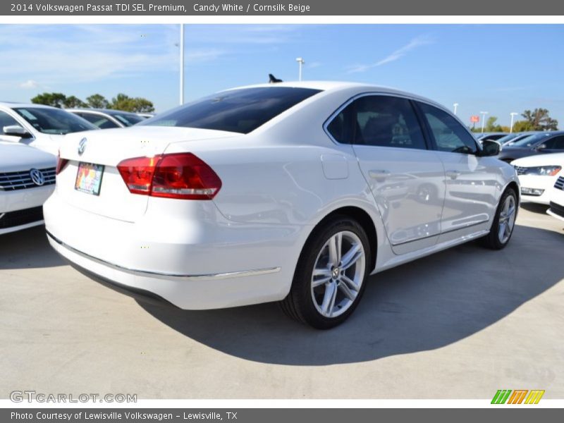 Candy White / Cornsilk Beige 2014 Volkswagen Passat TDI SEL Premium