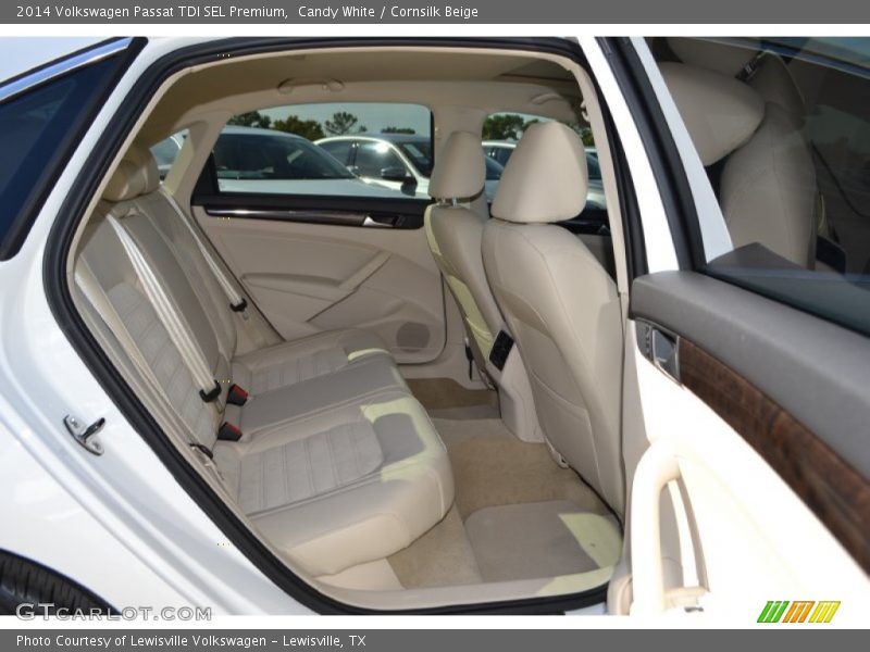 Candy White / Cornsilk Beige 2014 Volkswagen Passat TDI SEL Premium