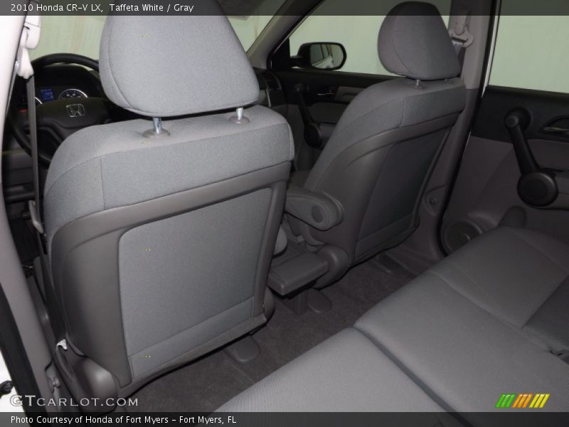 Taffeta White / Gray 2010 Honda CR-V LX
