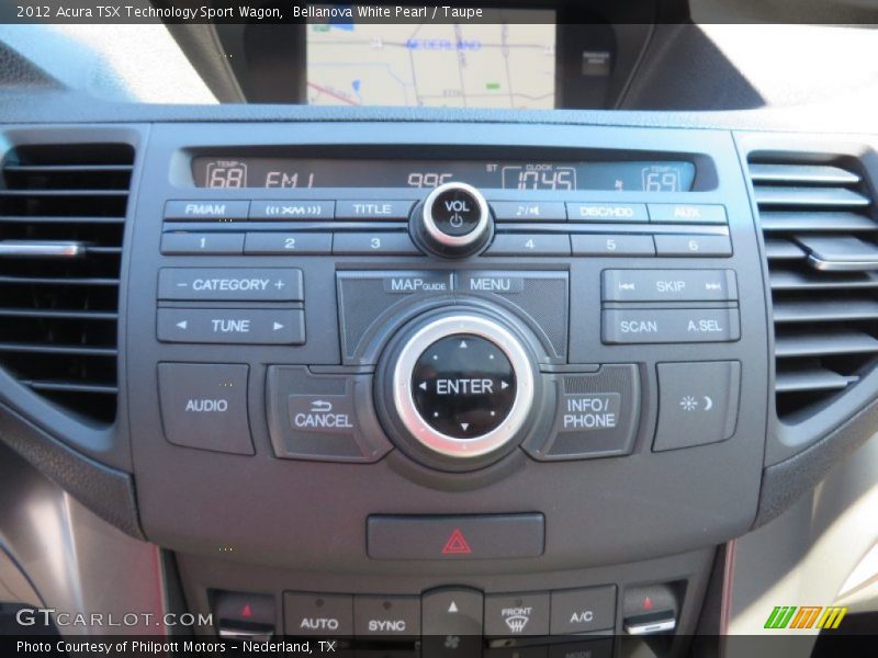 Bellanova White Pearl / Taupe 2012 Acura TSX Technology Sport Wagon